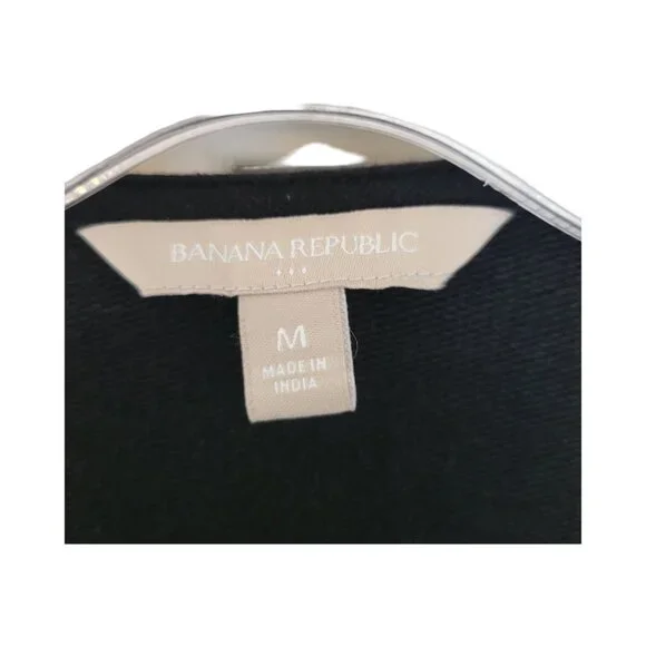 Banana Republic Cross Zipper Pocket jacket black size M - Picture 4 of 8